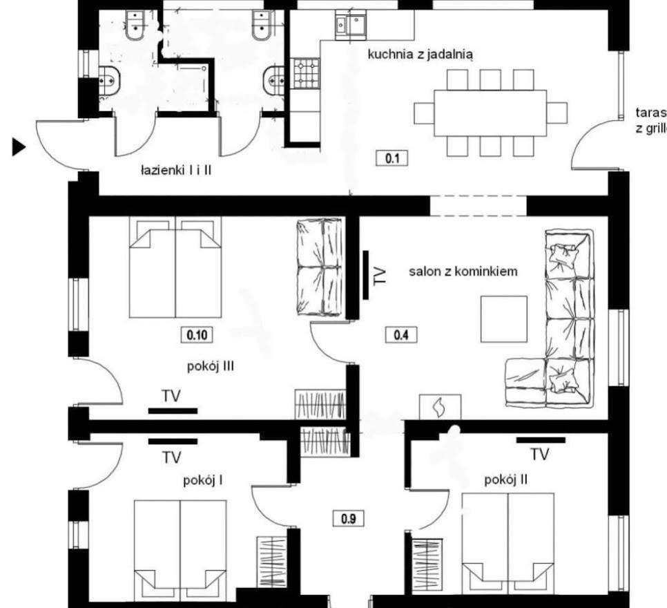 Apartament Pod Bukowym Lasem Meszna Eksteriør billede